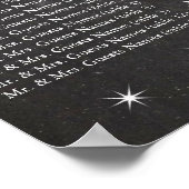 Foto-Sitzkarte für Retro-Stars Poster (Ecke)