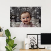 Foto-Sitzplan für Taufe Poster (Heimbüro)