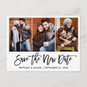 Foto "Skript 3" Rette Neues Datum Postkarte (Vorderseite)