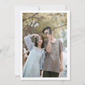 Foto-Skript für Wildblumen in bemalten Gärten Einladung (Rückseite)