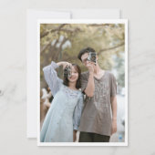 Foto-Skript für Wildblumen in bemalten Gärten Einladung (Rückseite)