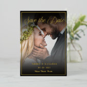 Foto-Skript Save the Date Folieneinladung (Stehend vorne)