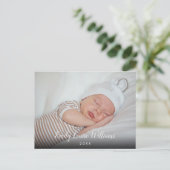 Foto Skriptname Datum Einfache Ankündigung Postkarte (Stehend Vorderseite)