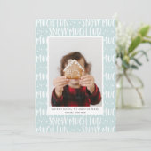 Foto-Skripttext in modernem Design (Stehend Vorderseite)