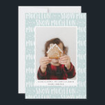 Foto-Skripttext in modernem Design<br><div class="desc">Joyful Foto Skript Text moderne Urlaubskarte. Die Hintergrundfarbe kann geändert werden,  um das Foto in Anzug zu bringen. Teil einer lustigen,  winterlichen Ferienkollektion.</div>