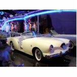 Foto-Skulptur Kaiser Darrin Klassikerauto 1953 Freistehende Fotoskulptur<br><div class="desc">Foto-Skulptur Kaiser Darrin Klassikerauto 1953</div>