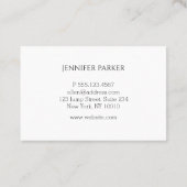 Foto Sky Business Card Visitenkarte (Rückseite)