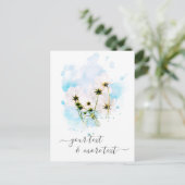 *~* Foto SKY Pink Blume FLORAL AR15 Postkarte (Stehend Vorderseite)