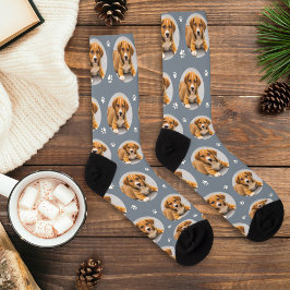 Foto-Slate Paw Print Socken