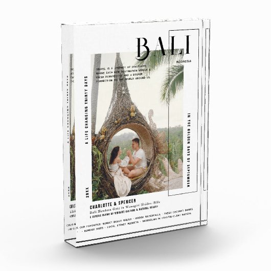 Foto Snapshot | Modern Print Travel Keepake (Links)