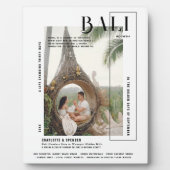 Foto Snapshot | Modern Print Travel Keepake Fotoplatte (Vorderseite)