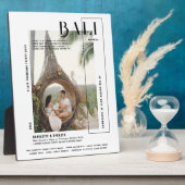 Foto Snapshot | Modern Print Travel Keepake Fotoplatte (Seite)