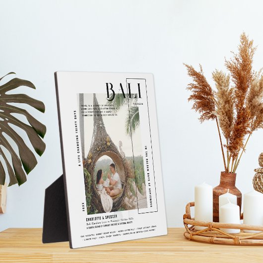 Foto Snapshot | Modern Print Travel Keepake Fotoplatte