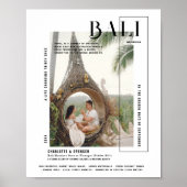 Foto Snapshot | Modern Print Travel Keepake Poster (Vorne)