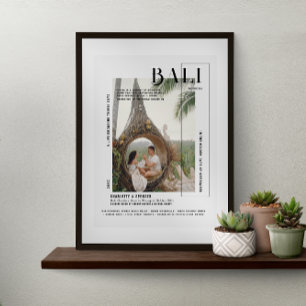 Foto Snapshot   Modern Print Travel Keepake Poster