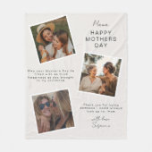 Foto Snapshot Mütter Day Fleecedecke (Vorderseite)