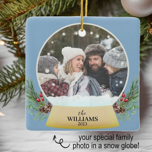 Foto Snow Globe Ornament