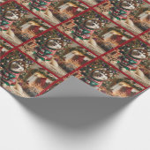 Foto Snowflake Geschenkpapier (Ecke)