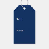 Foto Snowman Weihnachtsvorlage Geschenkanhänger (Rückseite)