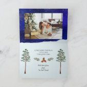 Foto Snowy Winter Wunderland Weihnachten (Innenseite)