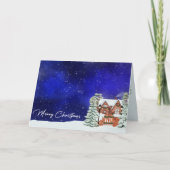 Foto Snowy Winter Wunderland Weihnachten (Vorderseite)