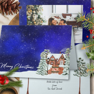 Foto Snowy Winter Wunderland Weihnachten