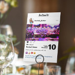 Foto Social Media Bat Mitzvah oder Bar Mitzvah Tischnummer<br><div class="desc">Foto teilen soziale Medien Bat Mitzvah oder Bar Mitzvah Tischnummer Karte. Dieses Kartendesign der Tischnummer ist so gestaltet, dass es wie eine App für Social Media zum Teilen von Fotos oder zum gemeinsamen Filmen von Videos aussieht. Es zeigt das "Profil-Foto" Ihrer Tochter oder Ihres Sohnes zusammen mit einem Bild, das...</div>