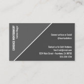 Foto Social Media Influencer Visitenkarte (Rückseite)