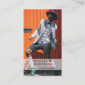 Foto Social Media QR-Code für Tänzer Visitenkarte (Vorderseite)