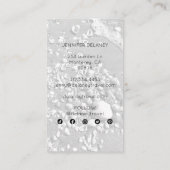 Foto Social Media Visitenkarte (Rückseite)