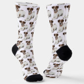 Foto-Socken mit benutzerdefinierter Dog-Vorderseit Socken (Gewinkelt)