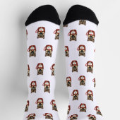 Foto-Socken mit benutzerdefinierter Dog-Vorderseit Socken (Oben)