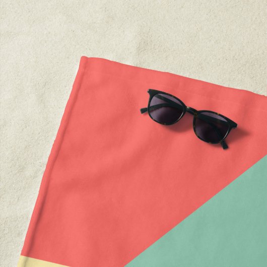 Foto Soft Colors Geometric Strandtuch (Beispiel)