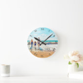 Foto Sommerferien - Rom Runde Wanduhr (Zuhause)