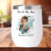 Foto Sommerspass PERSONALISIERTES Wasser Flasche