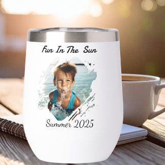 Foto Sommerspass PERSONALISIERTES Wasser Flasche