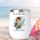 Foto Sommerspass PERSONALISIERTES Wasser Flasche