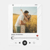 Foto Song Cover für zwei Jahre Fleecedecke (Vorderseite)