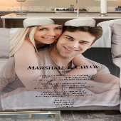 Foto Song Texte Fleece Blanket
