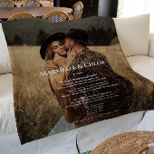 Foto Song Texte Fleece Blanket
