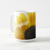 Foto Sonnenblumen Kaffeetasse (Vorderseite Links)