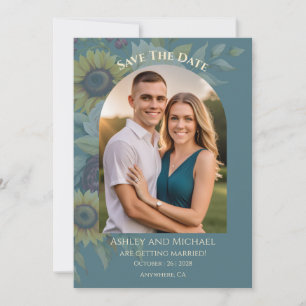 Foto Sonnenblumen Land Eleganz Save The Date