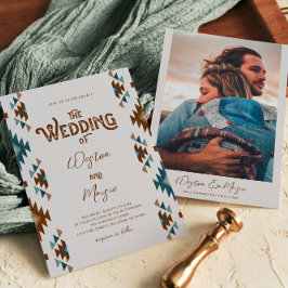 Foto Southwestern Wedding Einladung