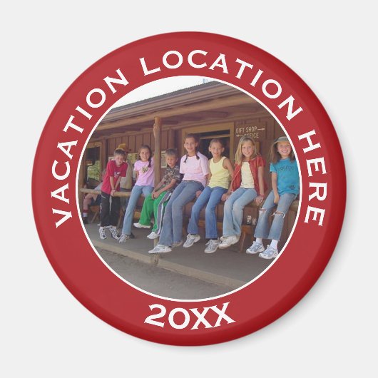 Foto Souvenir für Wiedersehen & mehr Magnet (Vorne)