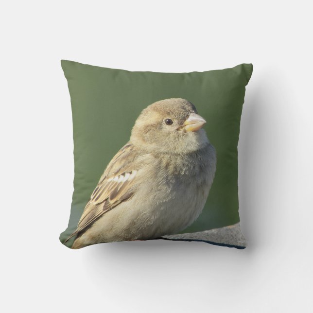 Foto Sparrow Kissen (Vorderseite)