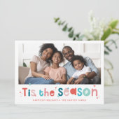 FOTO Spaß Weihnachten Zitat aus der Saison (Stehend Vorderseite)