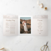Foto Special Trifold Wedding Programm hinzufügen (Innenseite)