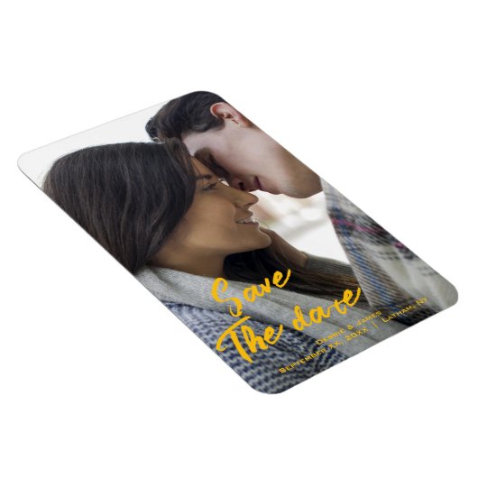 Foto Speichern des Datumsmagazins - Benutzerdefini Magnet (Rechte Seite)