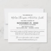 Foto Speichern Sie die Datumskarte horizontal, mod Save The Date (Rückseite)