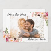 Foto Speichern Sie die Datumskarten mit rustikal r Save The Date (Vorne/Hinten)